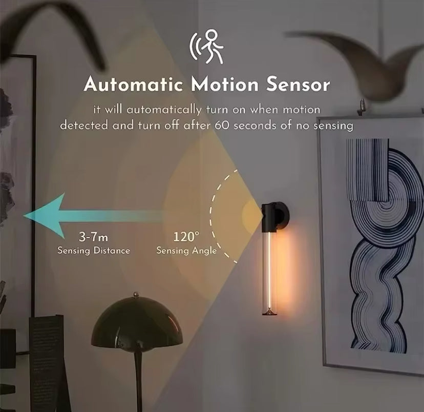 "Magnetic LED Cordless Wall & Desk Light – Touch Control Night Decor"