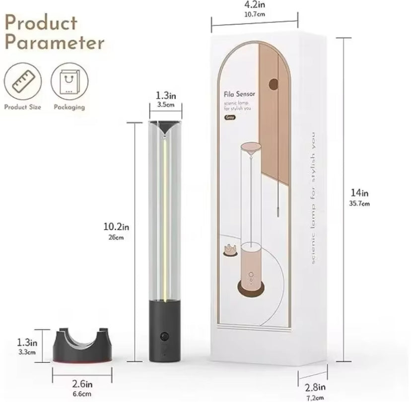 "Magnetic LED Cordless Wall & Desk Light – Touch Control Night Decor"