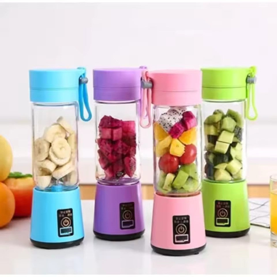 Rechargeable Portable 6 Blades Fruit Juicer 380 ml