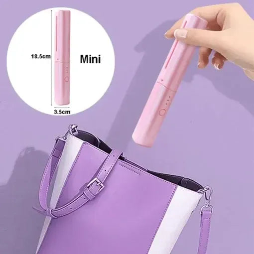 Hair Straightener Rechargeable Cordless Travel Comb - Latest Hairdressing Comb