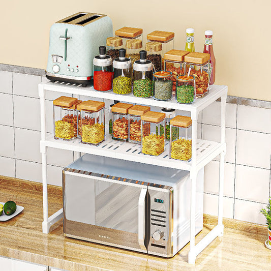Microwave & Kitchen Storage Rack – Multi-Layer Organizer