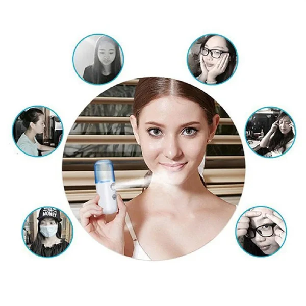 Nano Spray Rechargeable Facial Steamer Beauty Moisturizing Humidifier