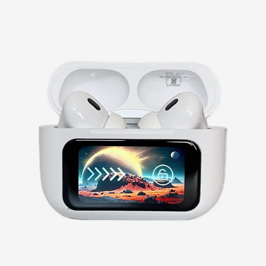 Airpods A9 Pro Touch Screen - ANC Wireless Earbuds With Bluetooth 5.0, LCD Display